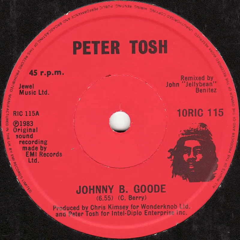 Peter Tosh-Johnny B. Goode / Peace Treaty 10" Single