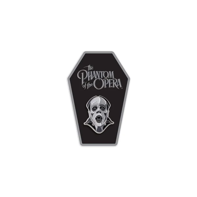 Phantom Of The Opera Enamel Pin (Monochrome)
