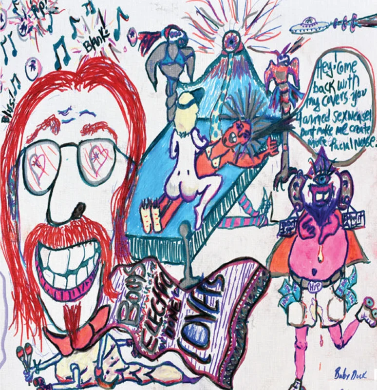Pigeons Of Shit Metal LP by Eagles Of Death Metal Milky Clear with Splatter