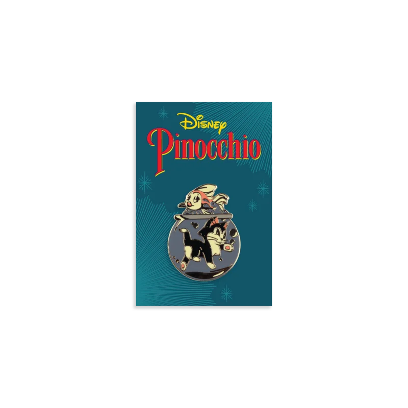 Pinocchio Cleo & Figaro Enamel Pin