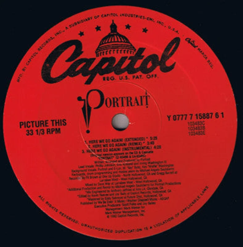Portrait-Here We Go Again! 12" Single