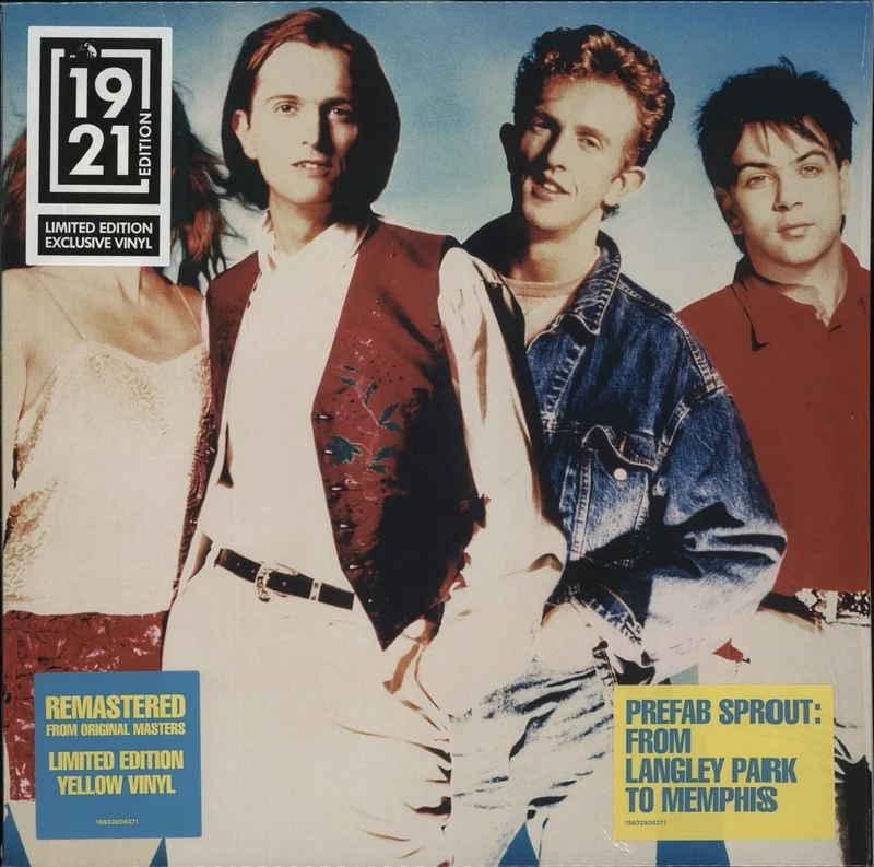 Prefab Sprout From Langley Park To Memphis - Yellow Vinyl UK Vinyl LP
