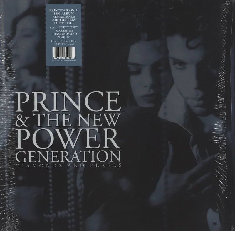 Prince Diamonds And Pearls - Remastered Diamond Clear Vinyl - Shrink & Hype-sticker UK 2-LP vinyl set