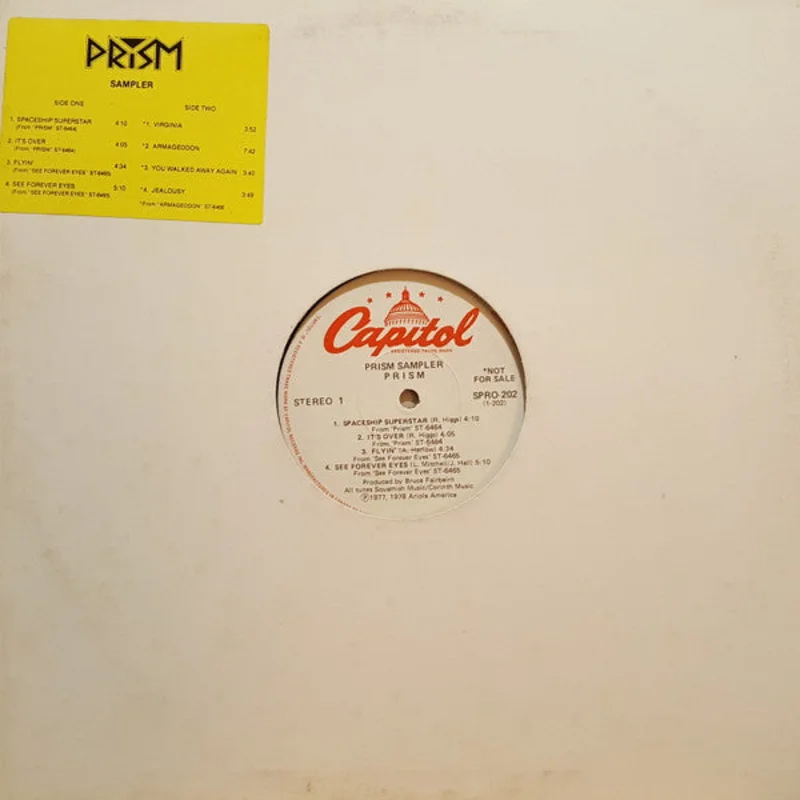 Prism-Prism Sampler LP Factory Sealed