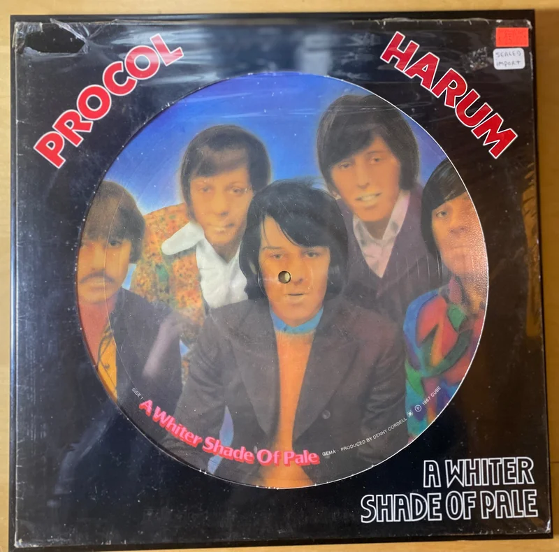 Procol Harum  (A Whiter Shade Of Pale) 12" Picture Disc Sealed