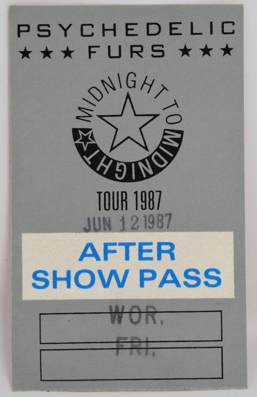 Psychedelic Furs -  Backstage Pass 1987