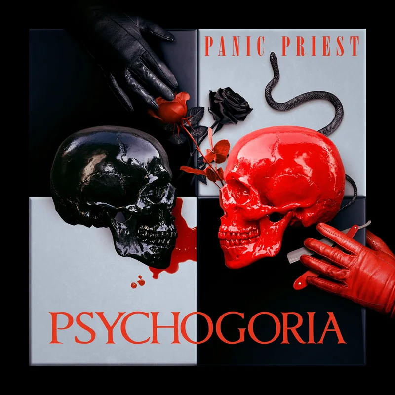 PSYCHOGORIA LP by Panic Priest Red Vinyl