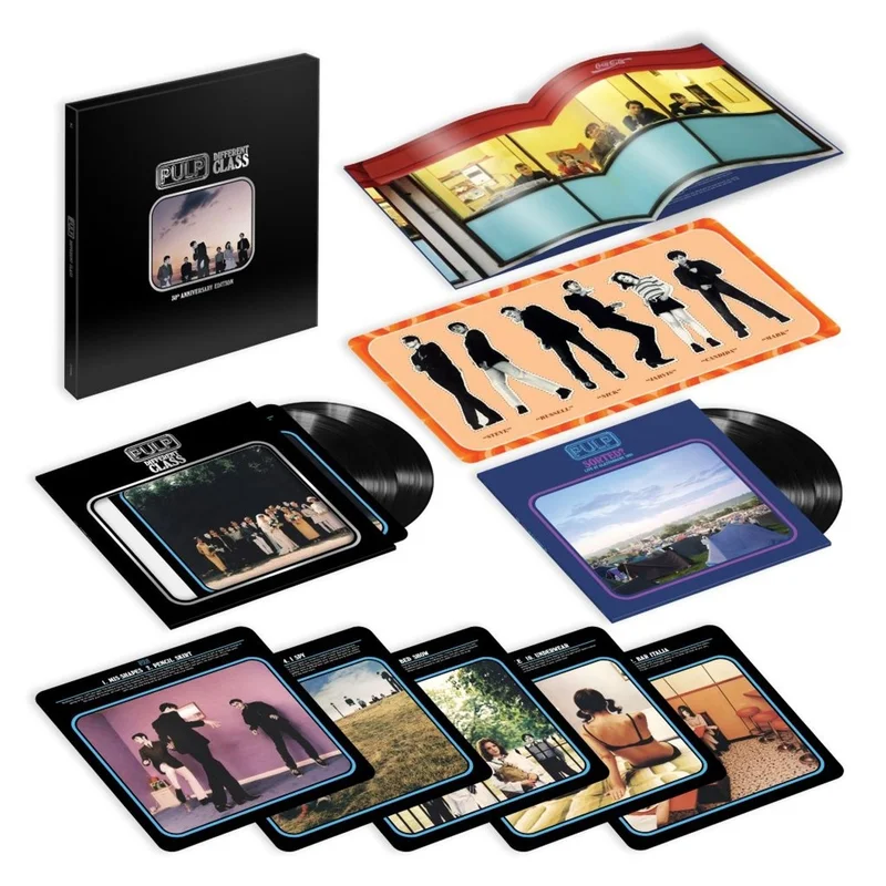 Pulp Different Class - 30th Anniversary 4LP Edition - Remastered + Glastonbury 1995 - Sealed UK 4-LP vinyl set