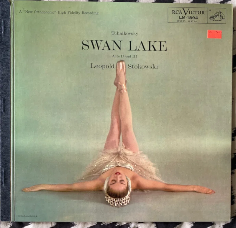 Pyotr Ilyich Tchaikovsky - Swan Lake Acts II And IlI1955 US LP, Mono-RCA Featuring original -Andy Warhol drawings!