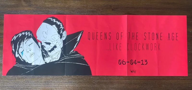 Queens Of The Stone Age-Like Clockwork- 2013 Original posters (set of 2) 6-04-13