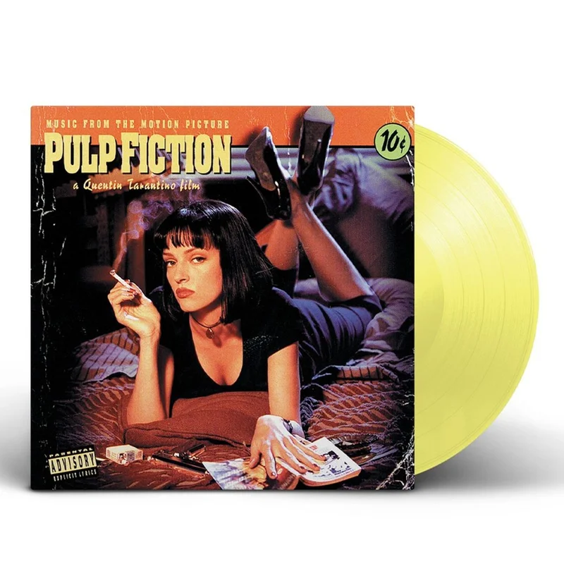 Quentin Tarantino Pulp Fiction (Music From The Motion Picture) - Yellow Vinyl - Sealed UK Vinyl LP