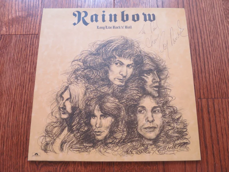 Rainbow - Long Live Rock 'n' Roll (signed by Cozy Powell)