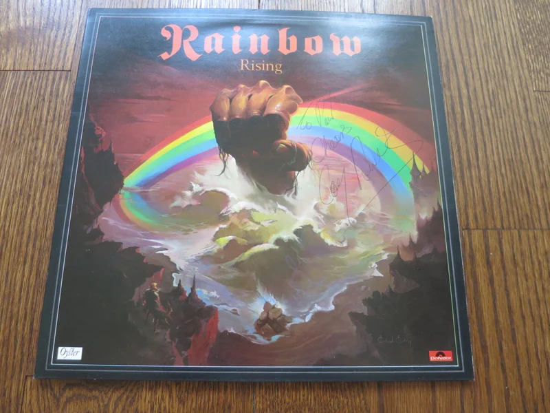 Rainbow - Rising (signed by Cozy Powell)