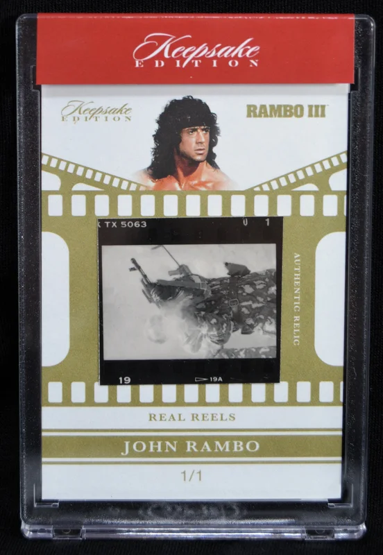 Rambo III - Keepsake Authentic REAL REELS Relic 1/1