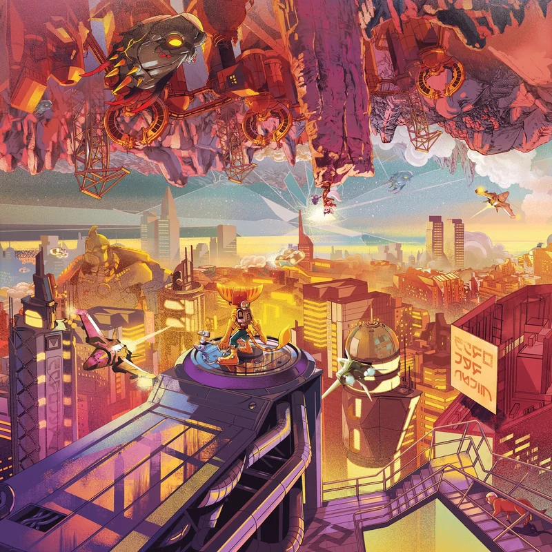Ratchet & Clank: Rift Apart - Original Game Soundtrack 2xLP Dimensional Rift Color Vinyl