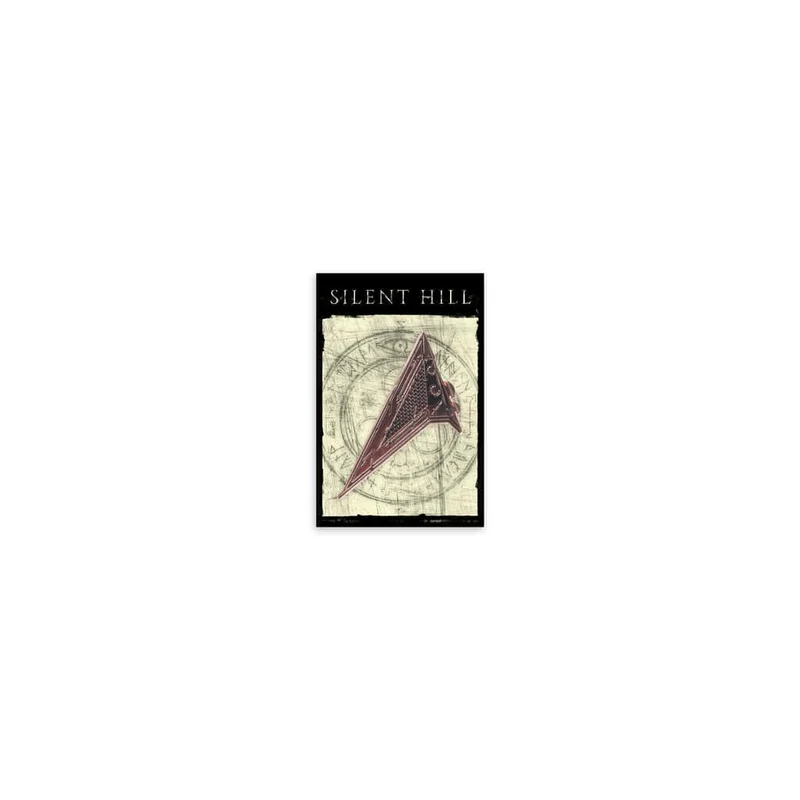 Red Pyramid Thing Enamel Pin