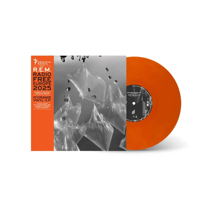 REM Radio Free Europe 2025 - Orange Vinyl - Sealed US 10" vinyl