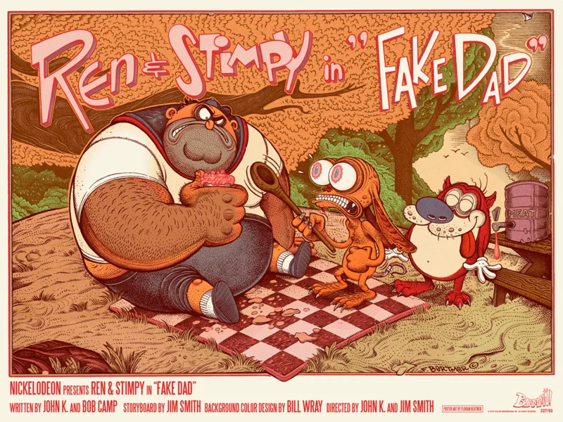 Ren & Stimpy in "Fake Dad"
