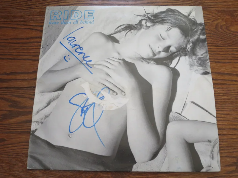 Ride - Leave Them All Behind 12" (signed)