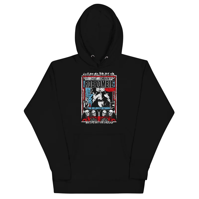 Rob Zombie - Comic Book Hoodie Black