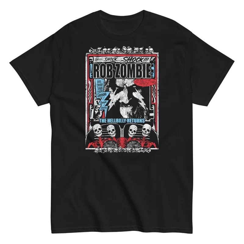 Rob Zombie - Comic Book T-Shirt Black