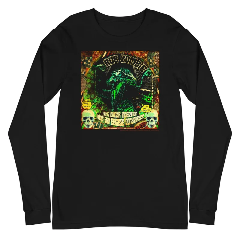 Rob Zombie - Lunar Injection Long Sleeve T-Shirt Black