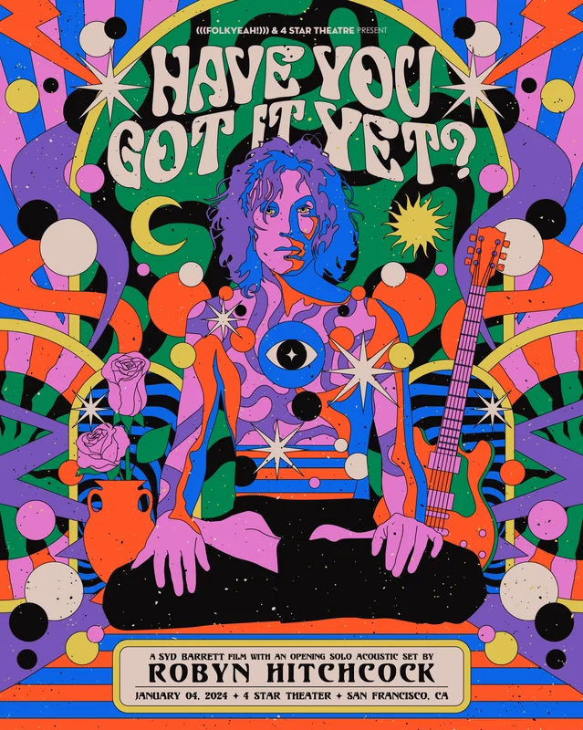 Robyn Hitchcock 'Have You Got It Yet' Poster Designed by Blumoo