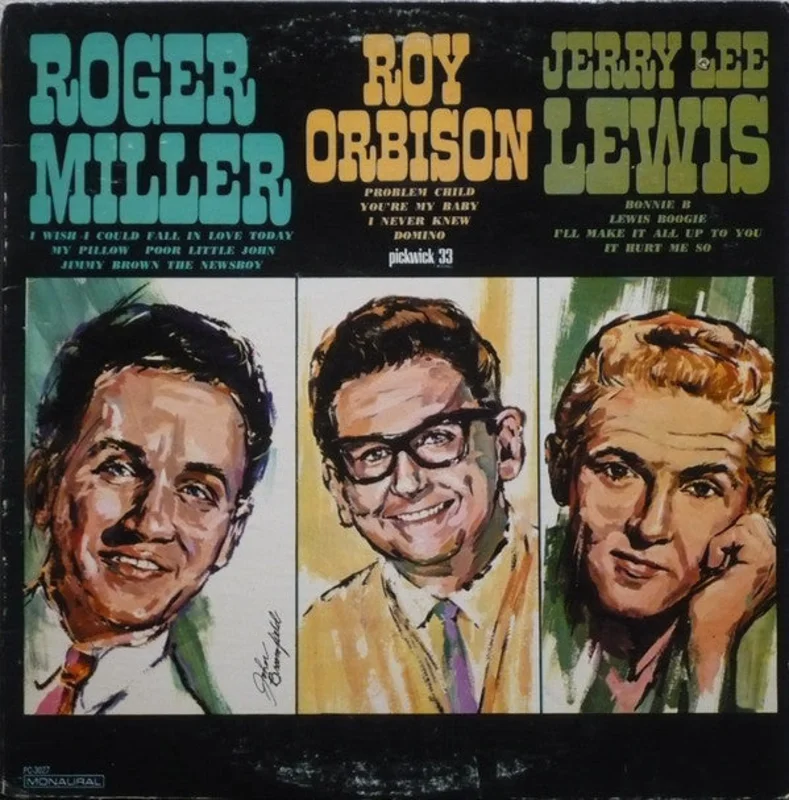 Roger Miller-Roger Miller - Roy Orbison - Jerry Lee Lewis LP