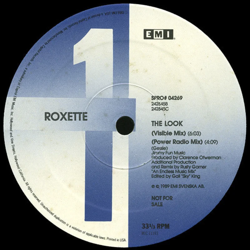 Roxette-The Look 12" Single