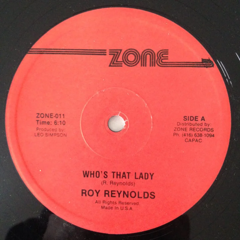 Roy Reynolds (3)-Who's That Lady / That Lady Version 12" Single
