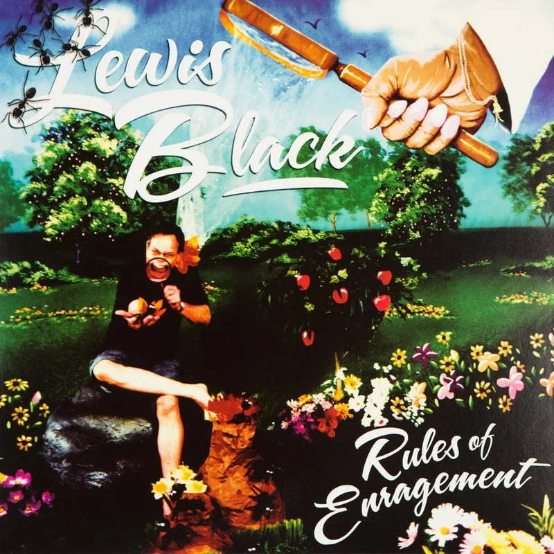 Rules of Enragement LP by Lewis Black Blue Vinyl