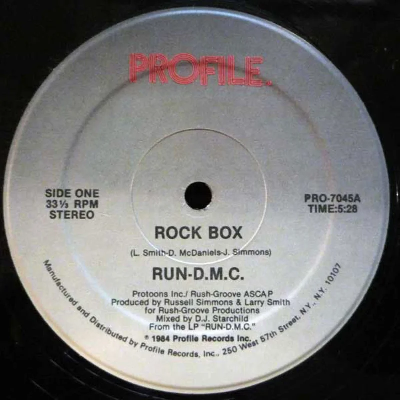 Run-DMC-Rock Box 12" Single