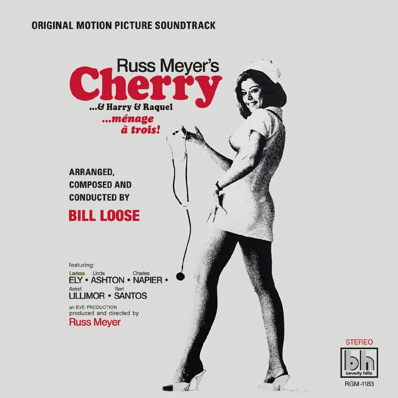 Russ Meyers Cherry... - Original Motion Picture Soundtrack LP White with Black Swirl Vinyl