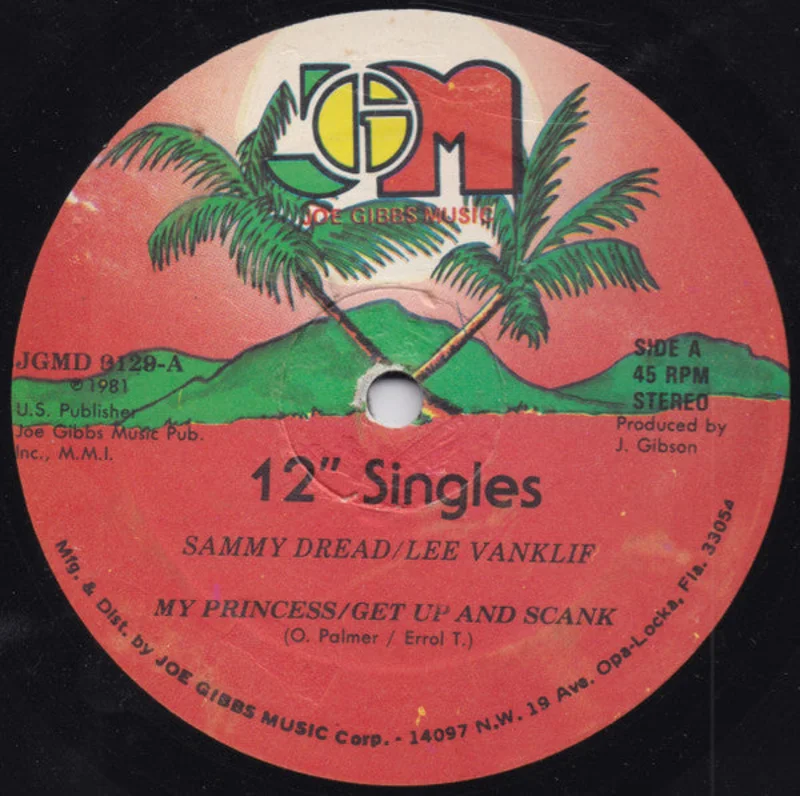 Sammy Dread-My Princess / Get Up And Scank 12" Single