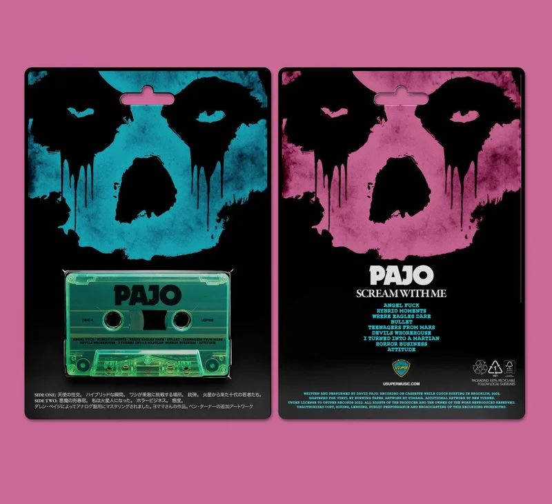 Scream With Me by Pajo Cassette Mondo Exclusive Glow In The Dark Shell