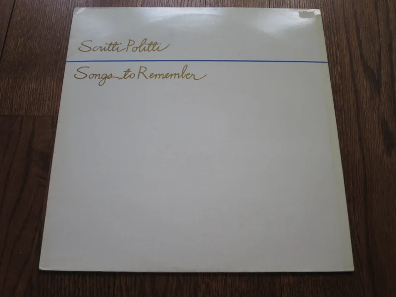 Scritti Politti - Songs To Remember