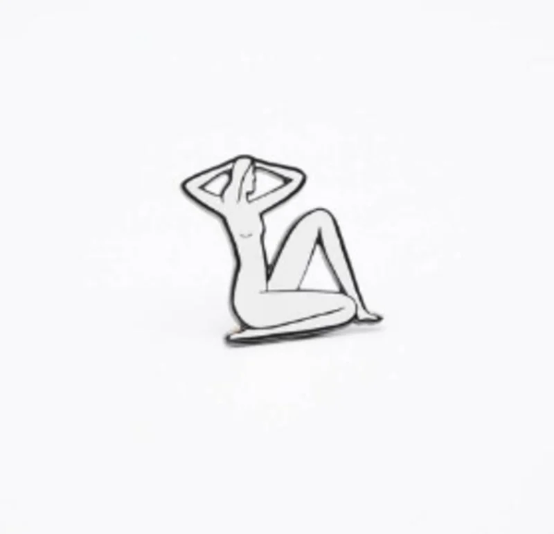 Seated Nude Pin