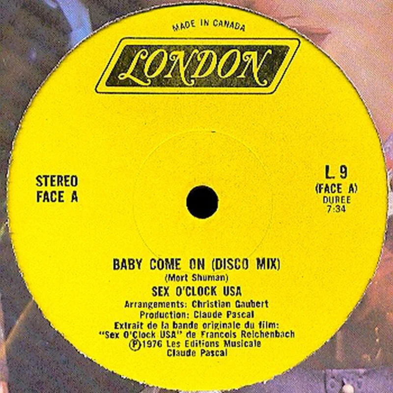 Sex O'Clock U.S.A. | Baby Come On (Disco Mix)