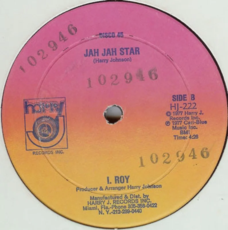 Sheila Hylton-Letter From Miami / Jah Jah Star 12" Single
