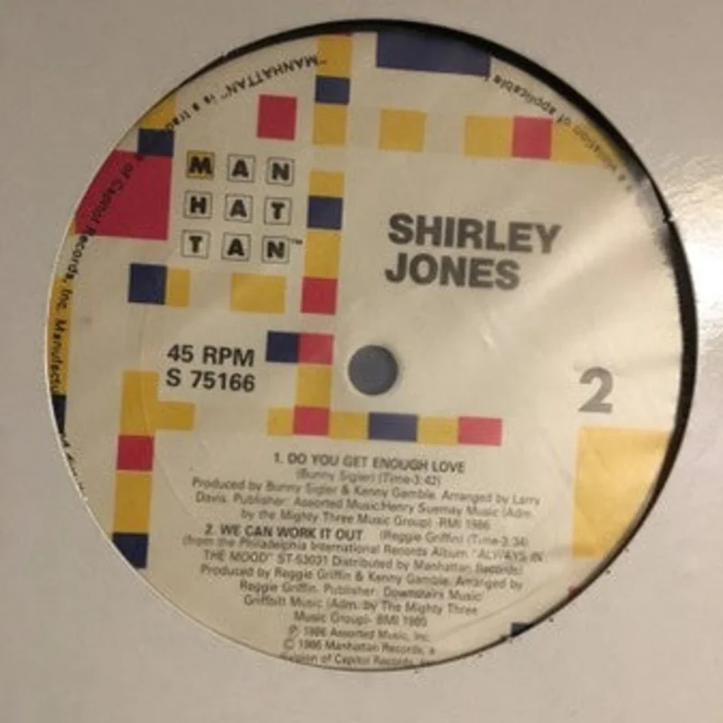 Shirley Jones-Do You Get Enough Love 12" Single Factory Sealed