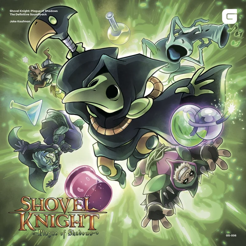 Shovel Knight: Plague Of Shadows  The Definitive Soundtrack LP Green Vinyl
