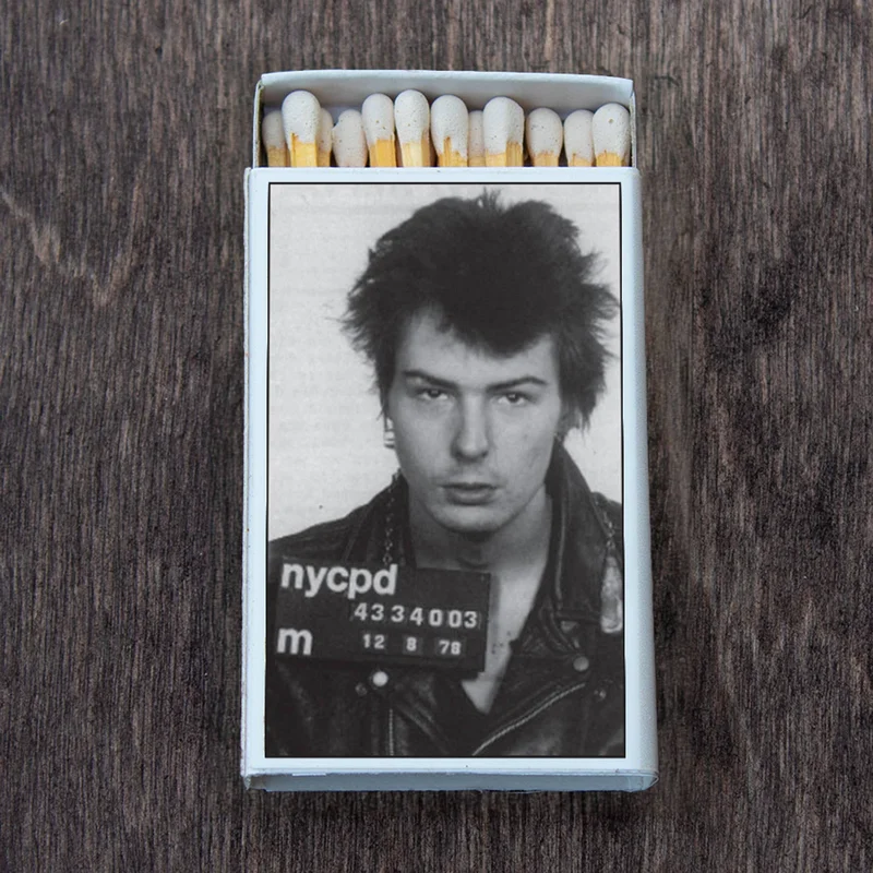 Sid Vicious - Mugshot Matchbook