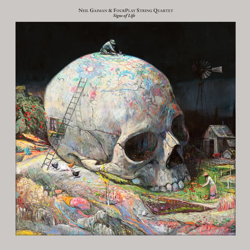 Signs of Life LP by Neil Gaiman & FourPlay String Quartet - Mondo Exclusive Mondo Exclusive Clear Vinyl