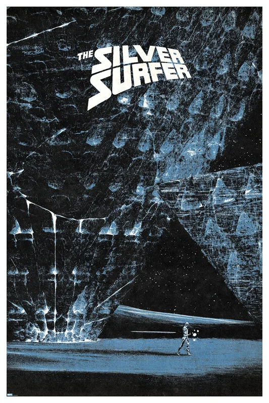 Silver Surfer Screenprinted Poster