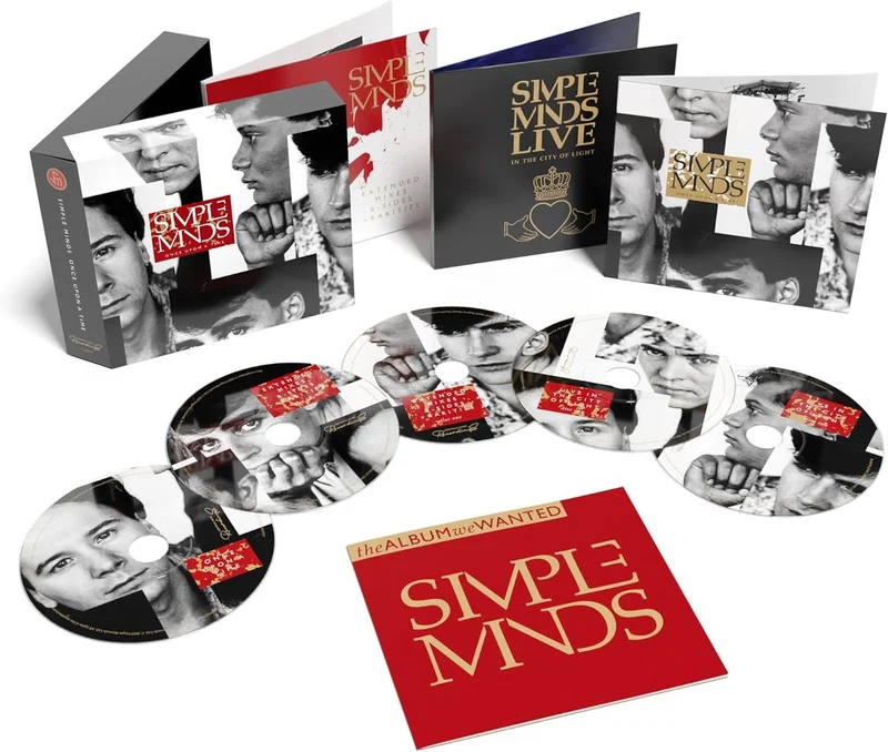 Simple Minds Once Upon A Time - 40th Anniversary Edition - 5 x Remastered CDs - Box Set - Sealed UK Cd album box set