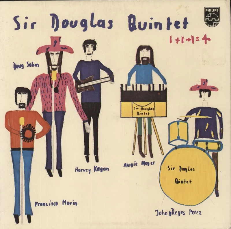 Sir Douglas Quintet 1+1+1=4 [One Plus One Plus One Equals Four] German Vinyl LP