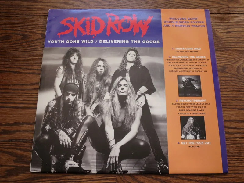 Skid Row - Youth Gone Wild/Delivering The Goods 12"