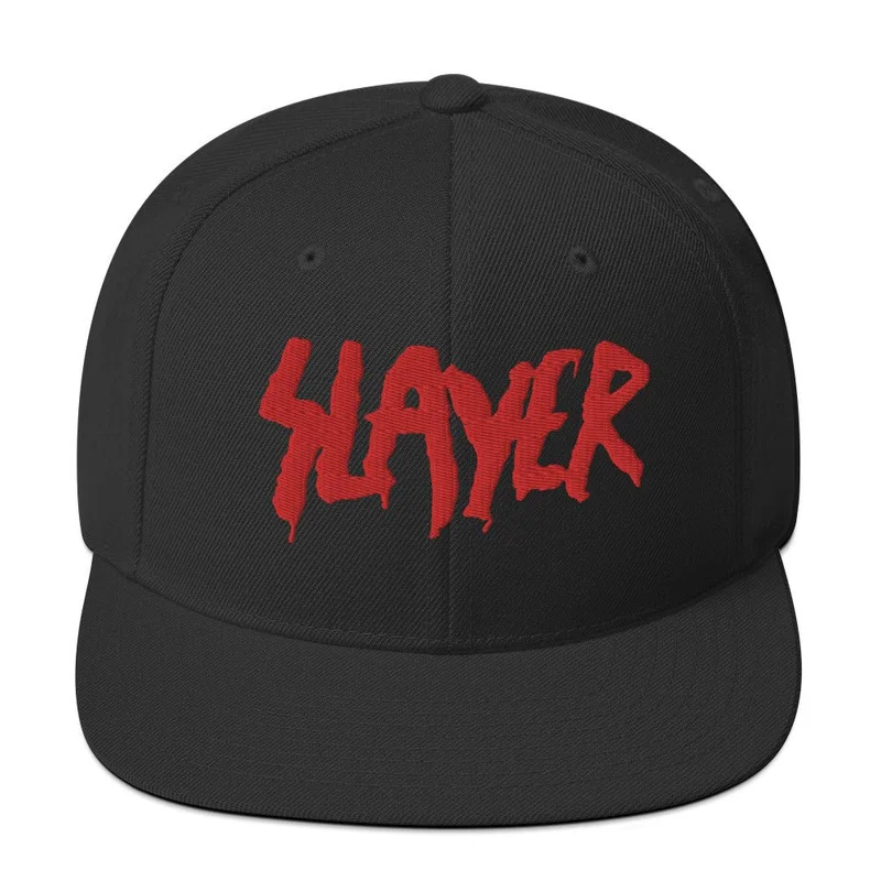 Slayer - Block Logo Snapback Hat Black