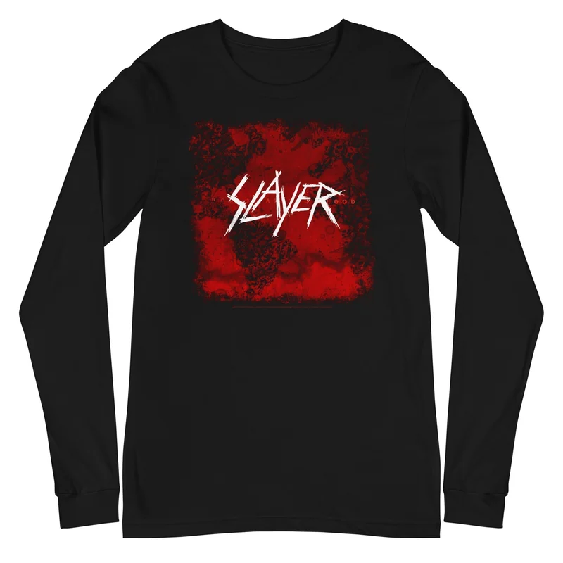 Slayer - Blood Logo Long Sleeve T-Shirt Black
