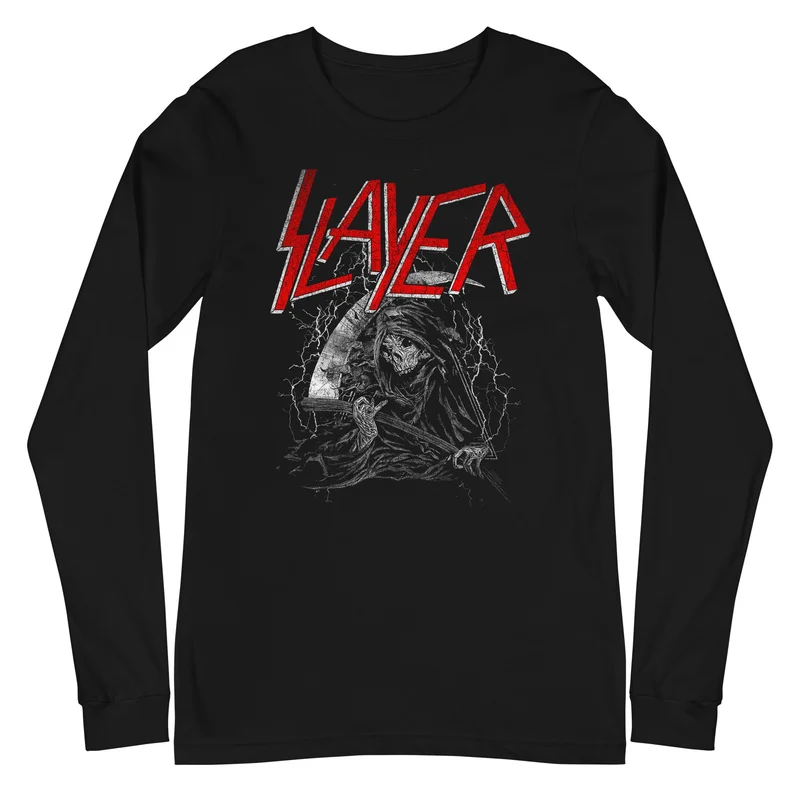 Slayer - Grim Reaper Long Sleeve T-Shirt Black